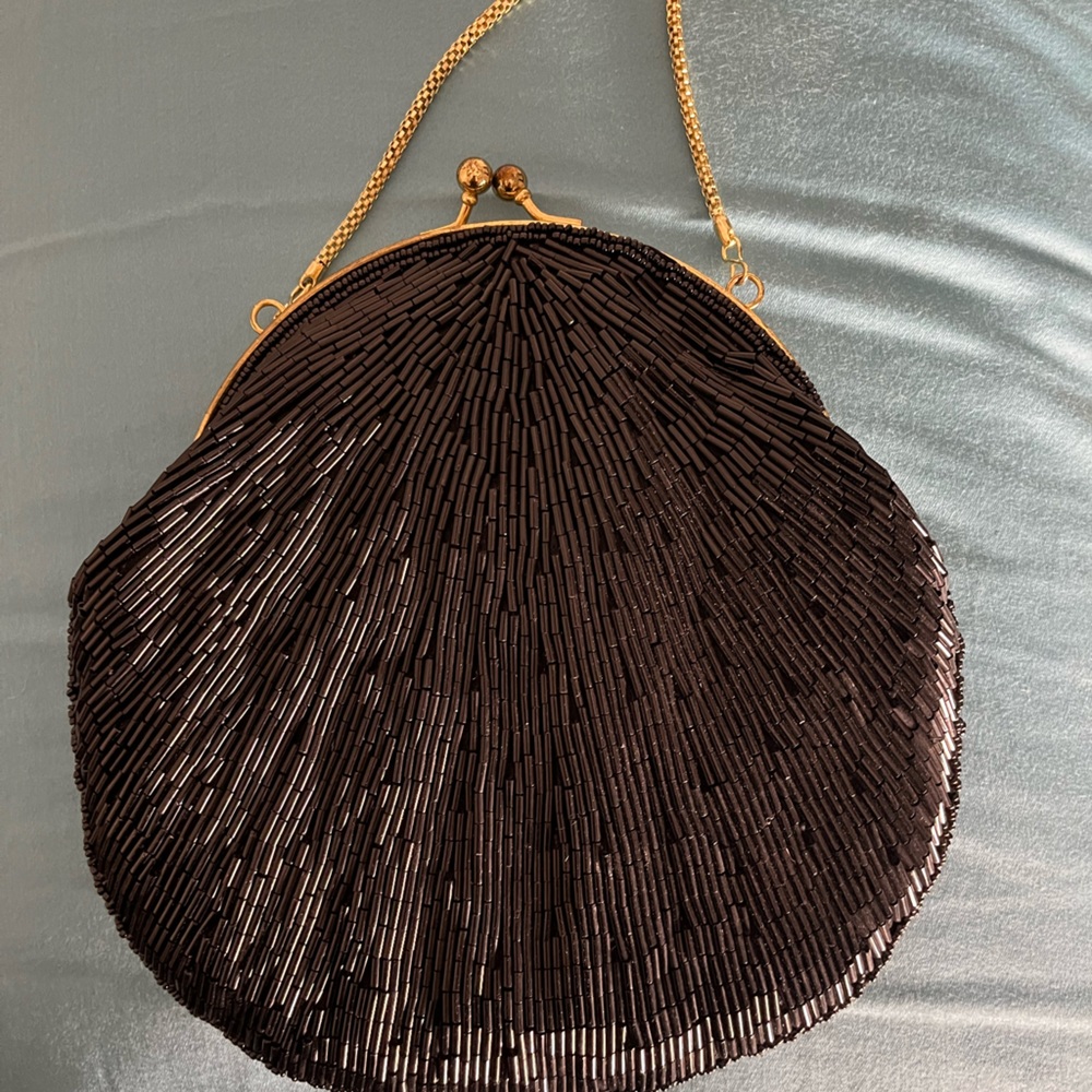 Beaded evening purse